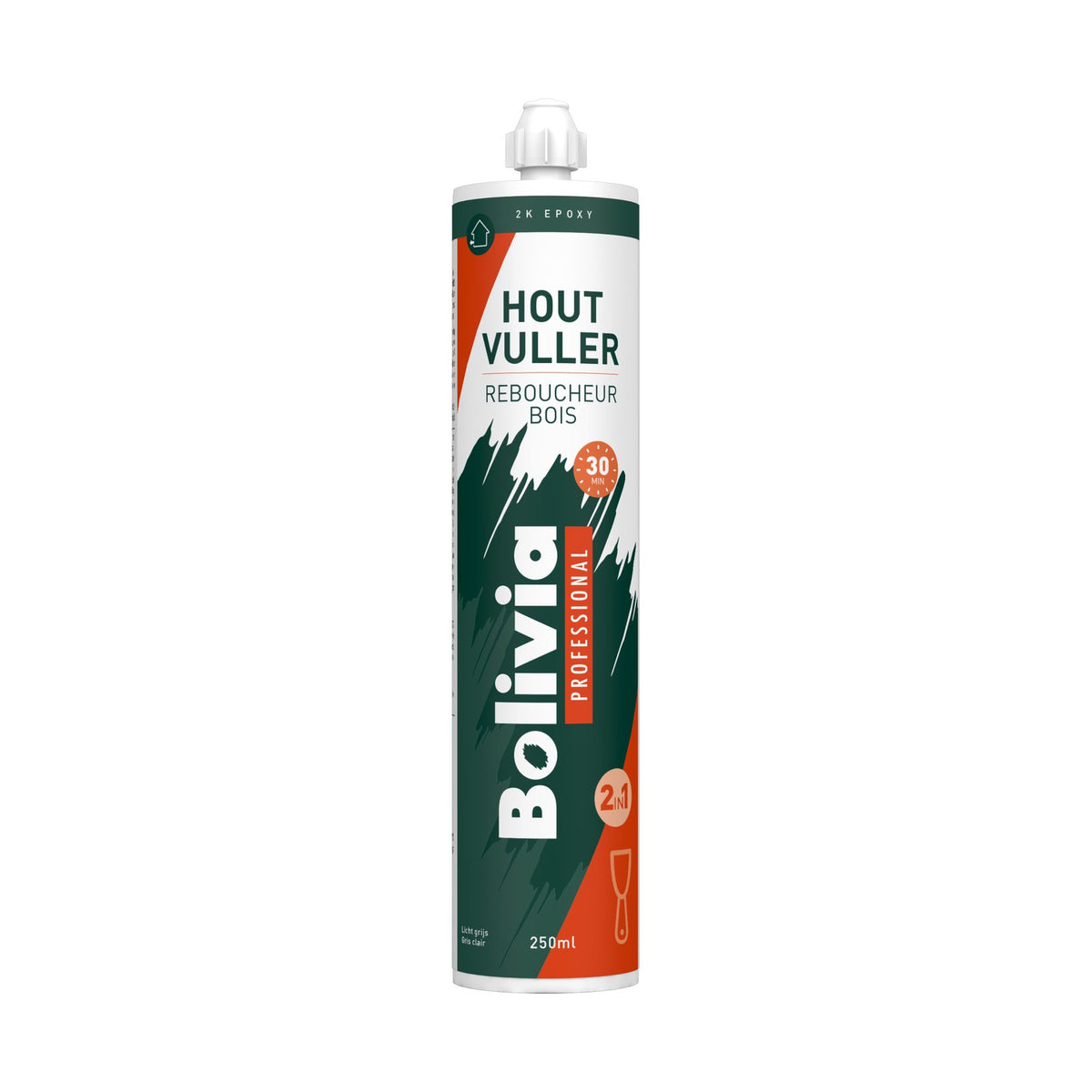 Bolivia Houtvuller Epoxy 2K 30 Min. 2in1 Koker 250 ml – EAN 8712576307156