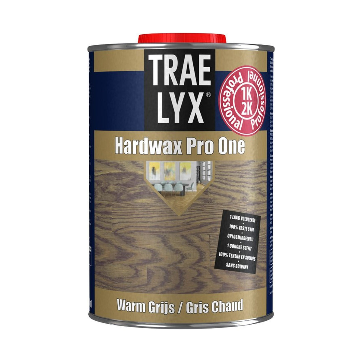 Trae Lyx Hardwax Pro One Warm grijs 1 liter – EAN 8712576307590