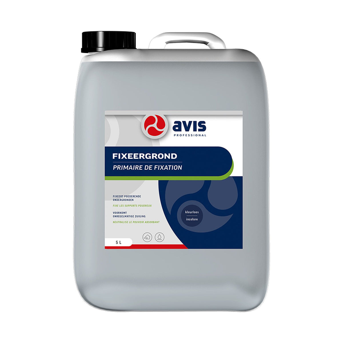 Avis Fixeergrond Kleurloos 5 liter – EAN 8712576308290