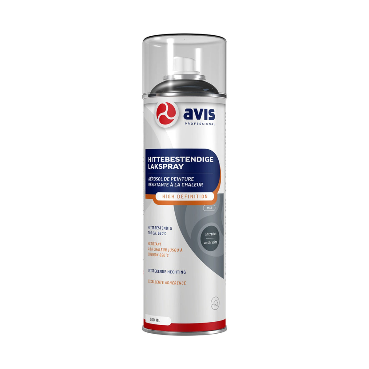 Avis Hittebestendige Lakspray Mat Antraciet 500 ml – EAN 8712576308450