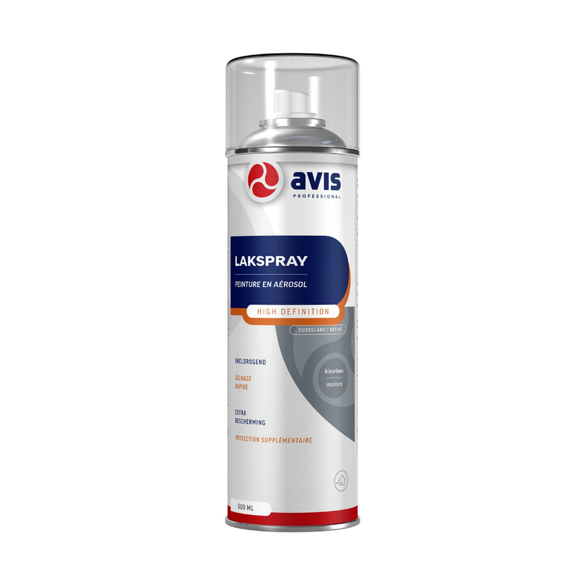 Avis Lakspray High Definition Transparant Zijdeglans 500 ml – EAN 8712576308481