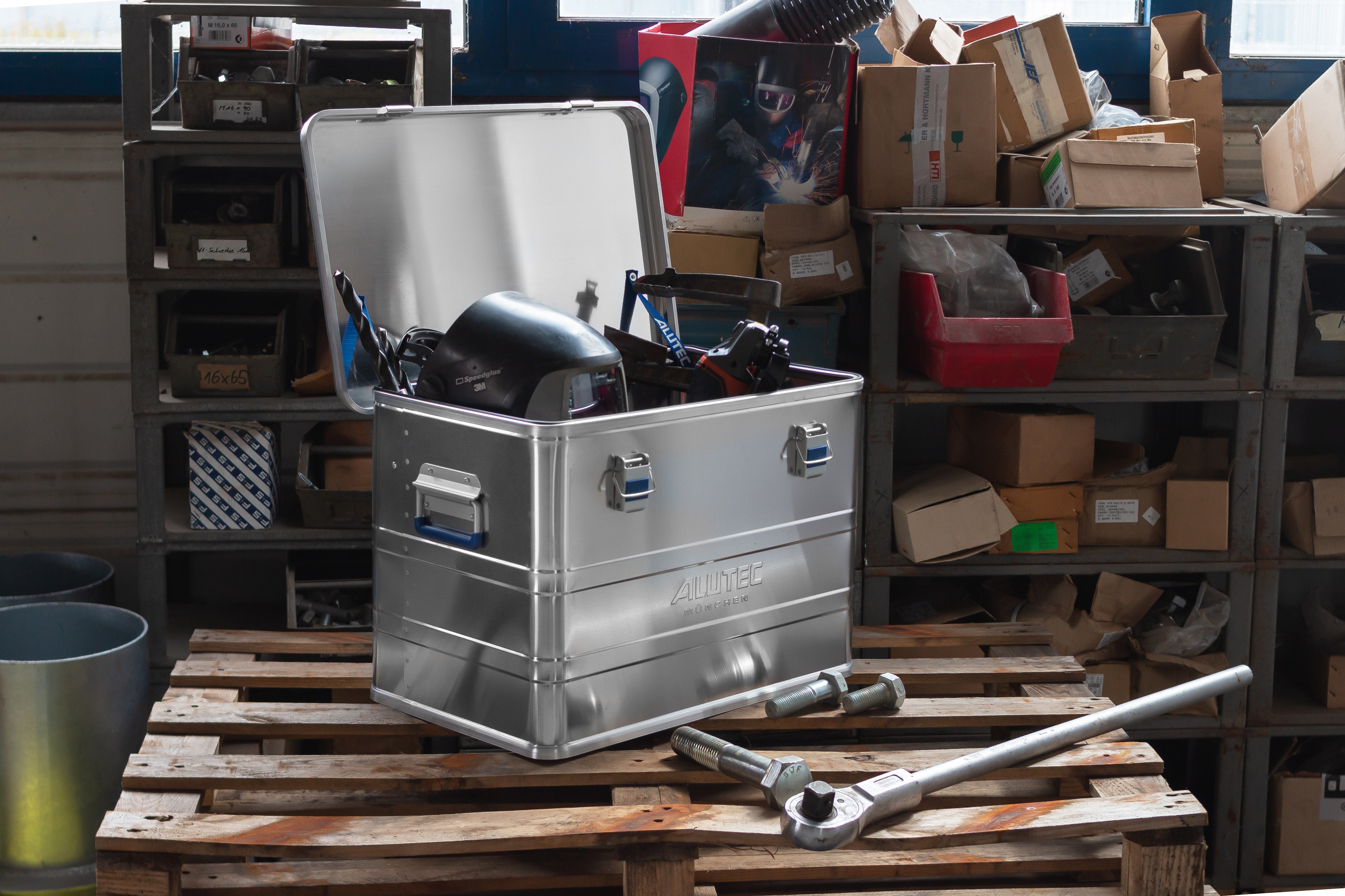 Alutec Aluminium kist COMFORT 140 - zilver