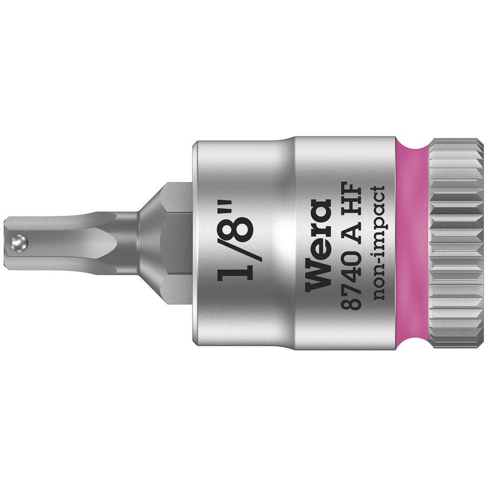 8740 A HF BINNENZESKANT ZYKLOP BITDOP MET 1/4"-AANDRIJVING MET VASTHOUDFUNCTIE, 1/8"-0