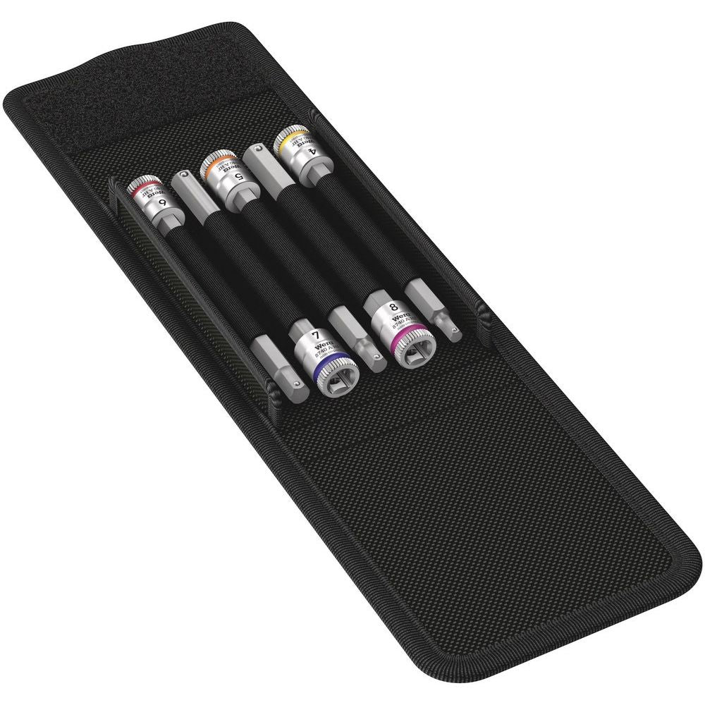 8740 A HF 1 ZYKLOP BIT-DOPPEN-SET MET VASTHOUDFUNCTIE, 1/4"-AANDRIJVING, 5-DELIG-0