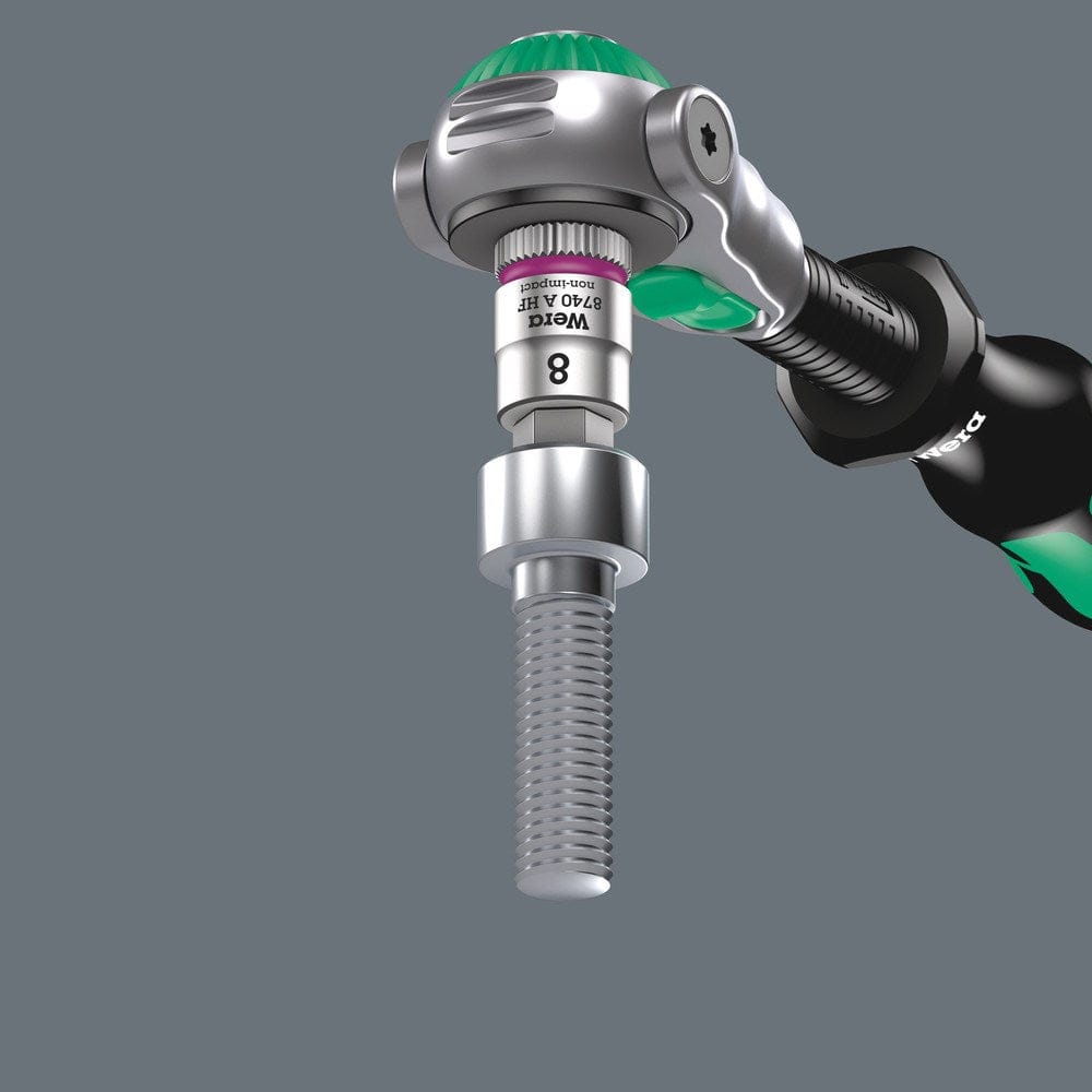 8740 A HF BINNENZESKANT ZYKLOP BITDOP MET 1/4"-AANDRIJVING MET VASTHOUDFUNCTIE, 7/32"-3