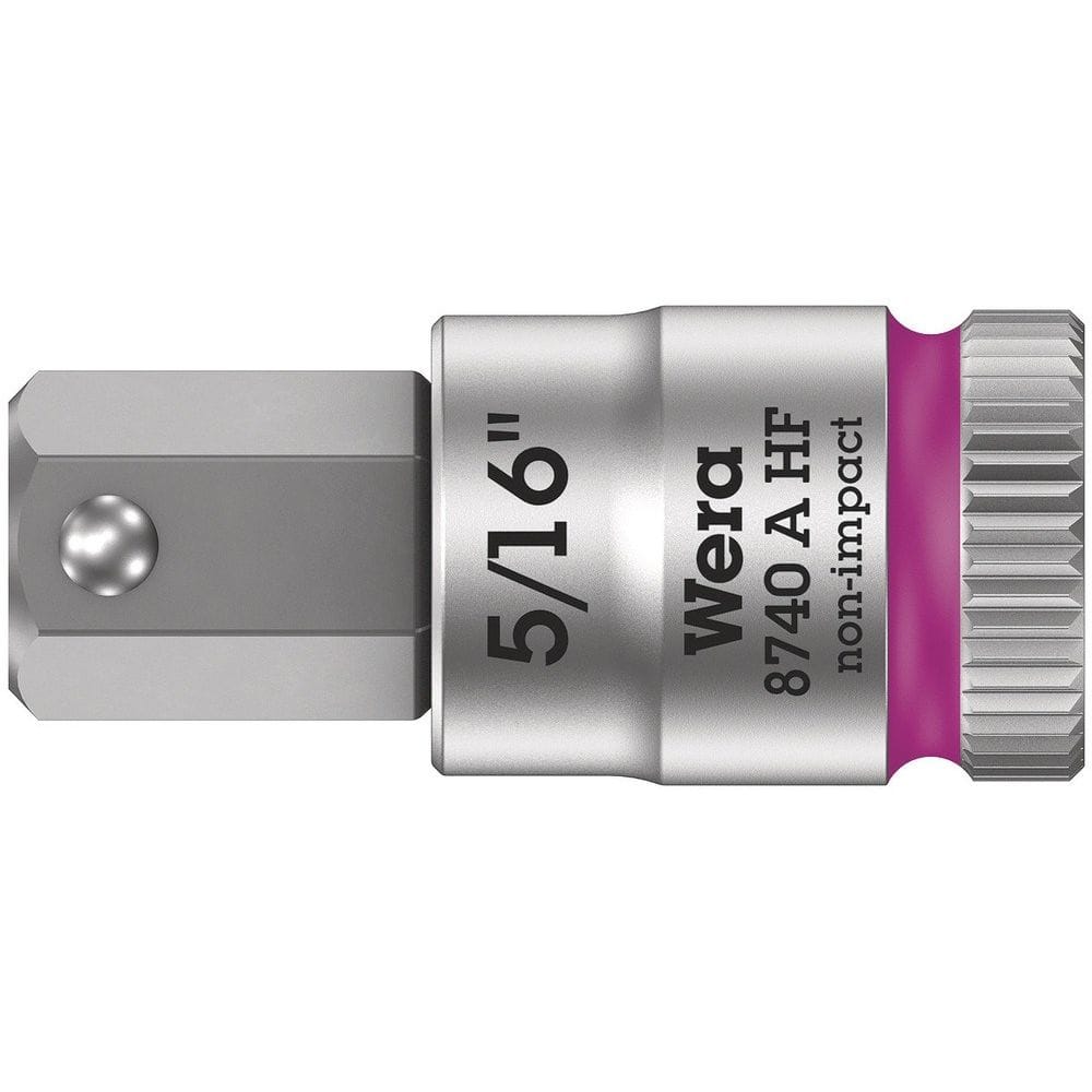 8740 A HF BINNENZESKANT ZYKLOP BITDOP MET 1/4"-AANDRIJVING MET VASTHOUDFUNCTIE, 5/16"-0