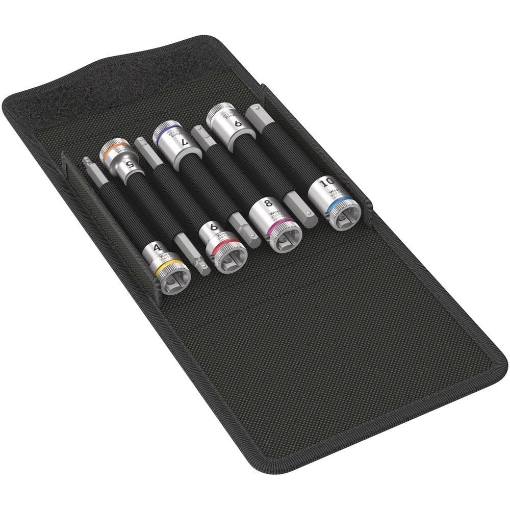 8740 B HF 1 ZYKLOP BITDOPPEN SET BINNENZESKANT, MET VASTHOUDFUNCTIE, 3/8"-AANDRIJVING, 7-DELIG-0