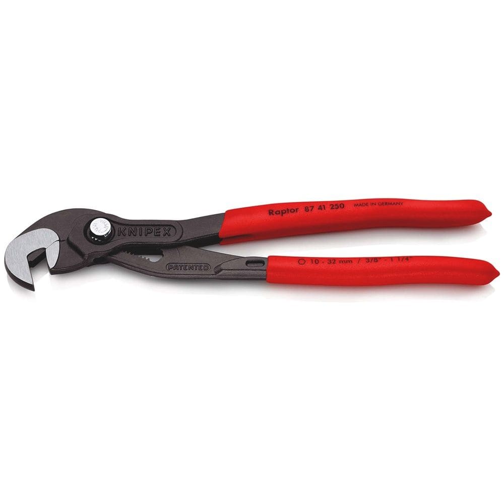 KNIPEX 87 41 250 Verstelbare moerentang met anti-slip kunststof bekleed grijs geatramenteerd 250 mm-0