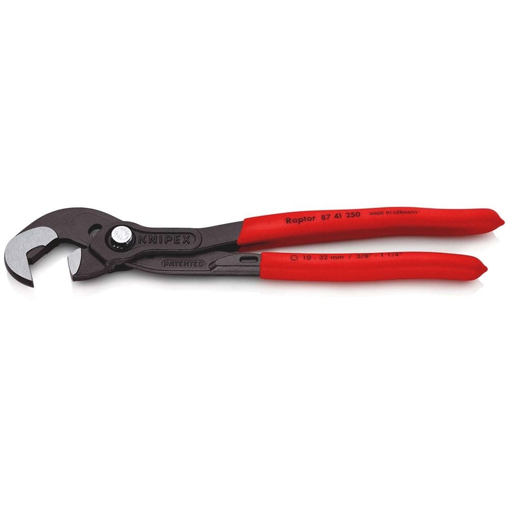 KNIPEX 87 41 250 Verstelbare moerentang met anti-slip kunststof bekleed grijs geatramenteerd 250 mm-2