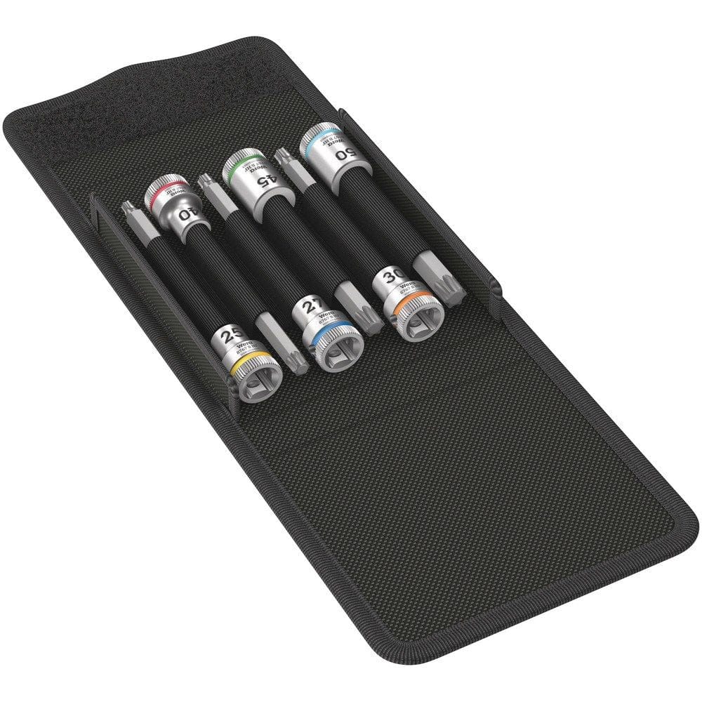 8767 B TORX® HF 1 ZYKLOP BITDOPPEN SET TORX®, MET VASTHOUDFUNCTIE 3/8"-AANDRIJVING, 6-DELIG-0