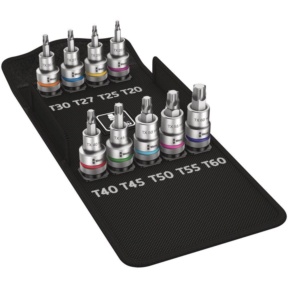 8767 HMC HF 1 ZYKLOP BIT-DOPPEN-SET TORX®, MET VASTHOUDFUNCTIE, 9 -DELIG-0
