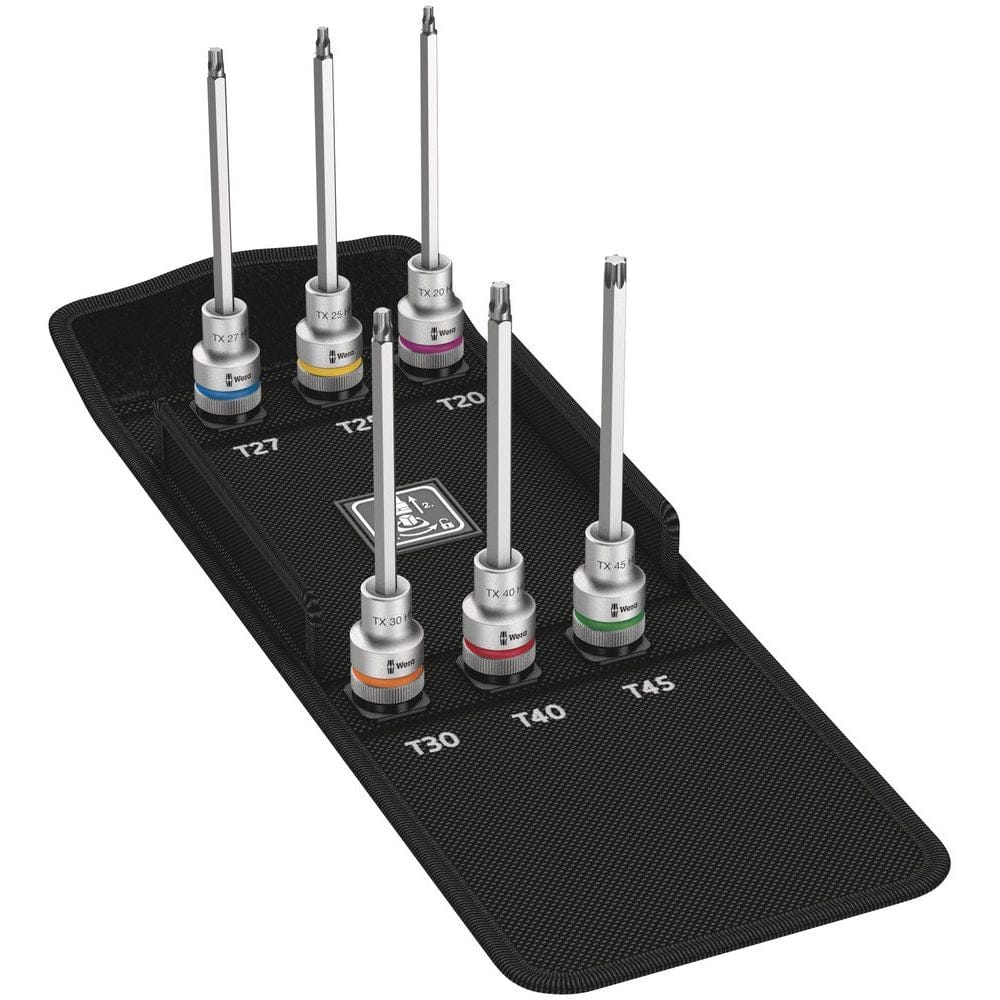 8767 HMC HF 2 ZYKLOP BIT-DOPPEN-SET TORX®, MET VASTHOUDFUNCTIE, 6-DELIG-0