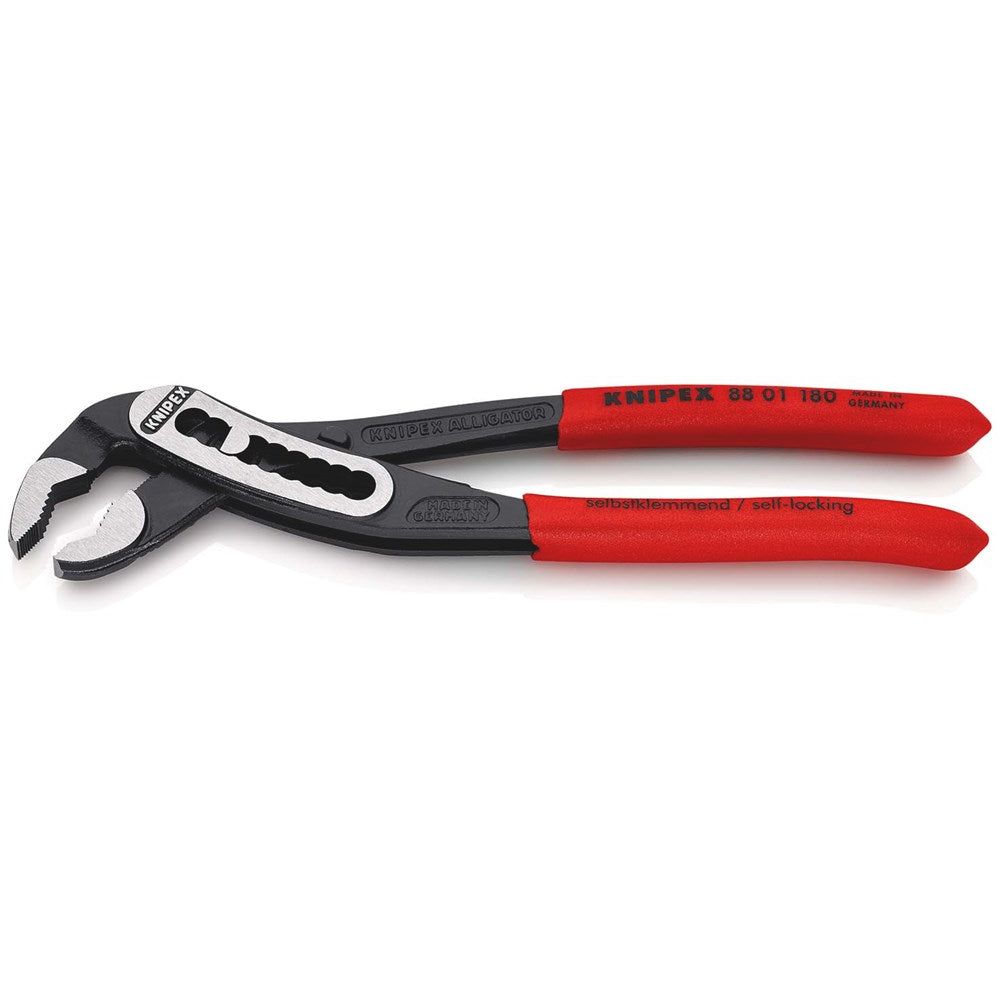 KNIPEX 88 01 180 Alligator® Waterpomptang met anti-slip kunststof bekleed zwart geatramenteerd 180 m-2