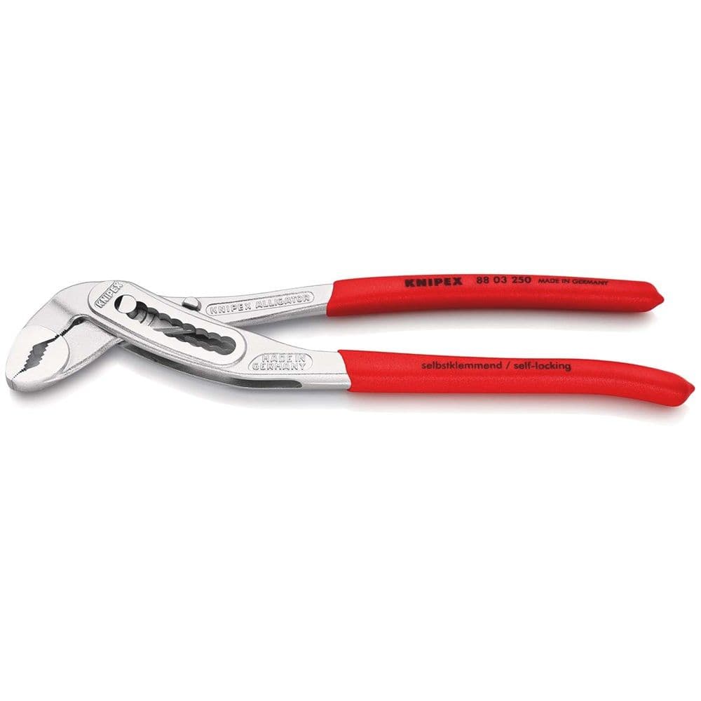 KNIPEX 88 03 250 Alligator® Waterpomptang met anti-slip kunststof bekleed verchroomd 250 mm-0