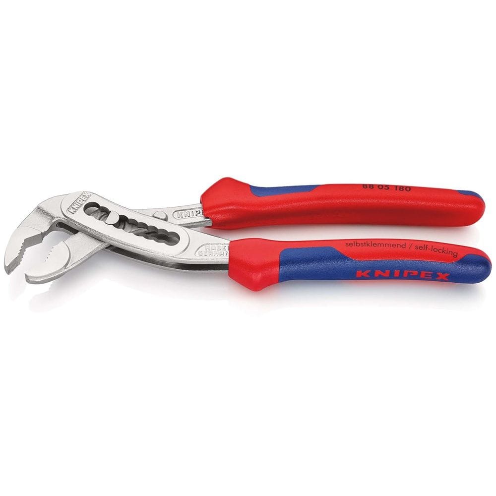 KNIPEX 88 05 180 Alligator® Waterpomptang met meer-componentengrepen verchroomd 180 mm-2