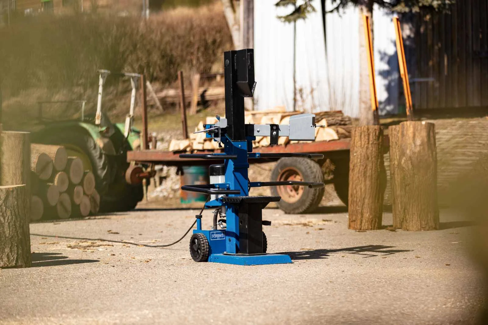 Scheppach Houtklover Compact 8T staand 230V