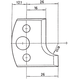 Profielmes nr. 13 WS