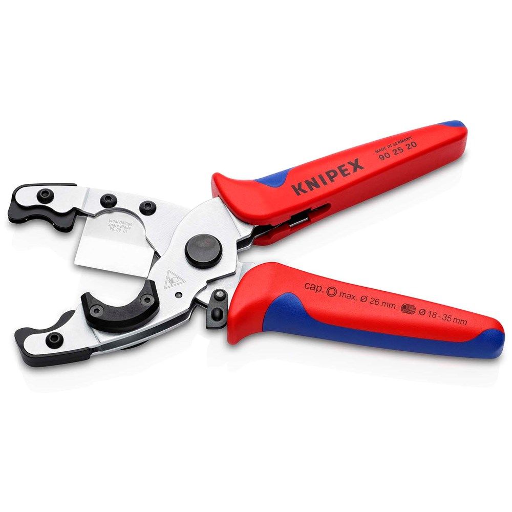 KNIPEX 90 25 20 Pijpsnijder voor koppelingsbuizen en beschermingsbuizen met meer-componentengrepen v-2