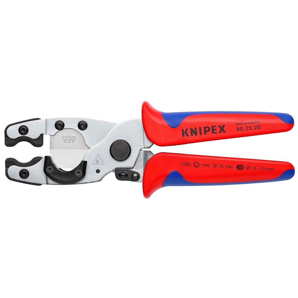 KNIPEX 90 25 20 Pijpsnijder voor koppelingsbuizen en beschermingsbuizen met meer-componentengrepen v-0