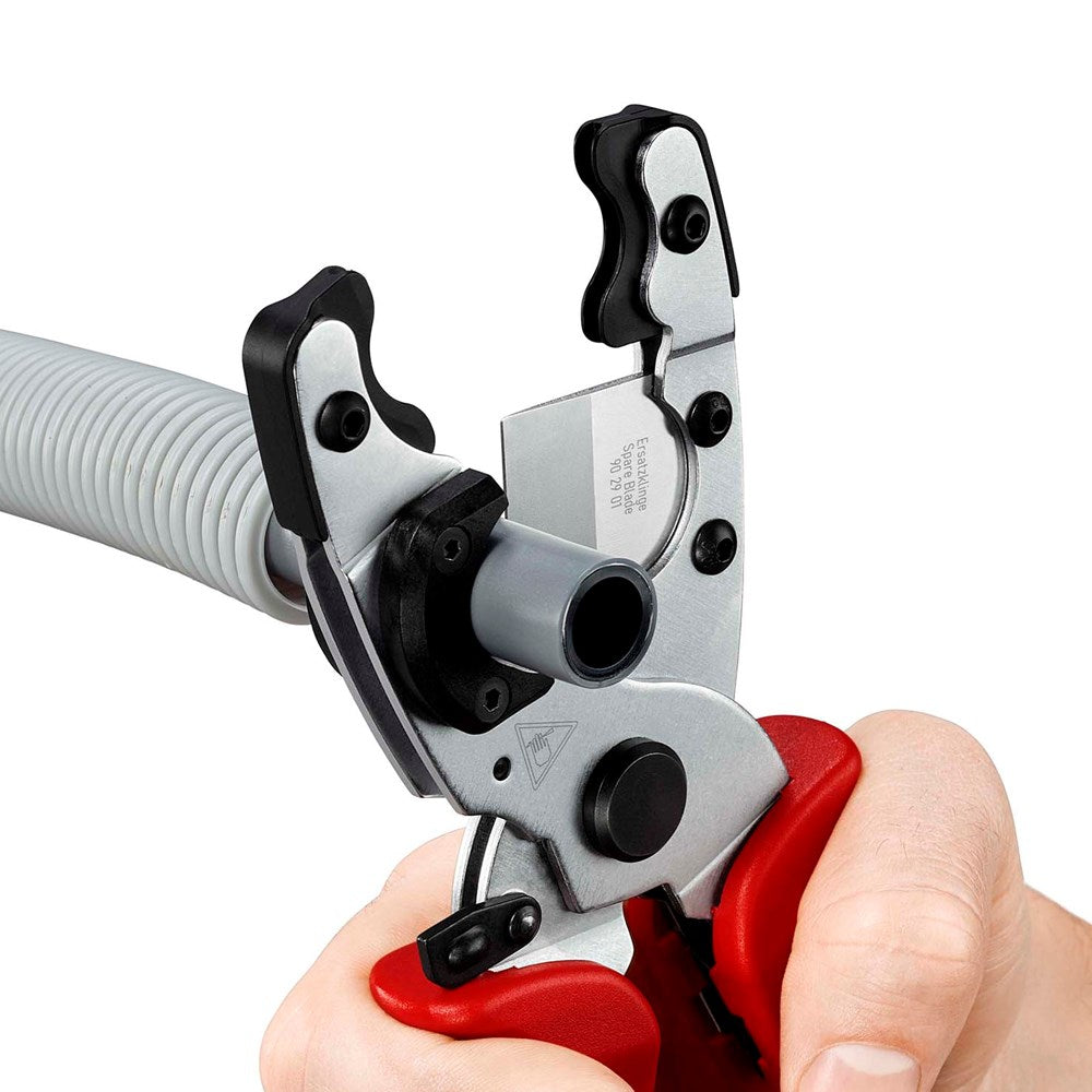 KNIPEX 90 25 20 Pijpsnijder voor koppelingsbuizen en beschermingsbuizen met meer-componentengrepen v-3