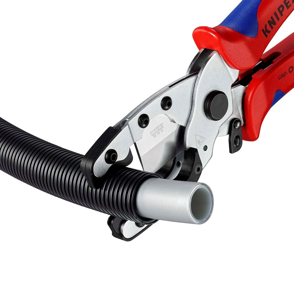 KNIPEX 90 25 20 Pijpsnijder voor koppelingsbuizen en beschermingsbuizen met meer-componentengrepen v-6