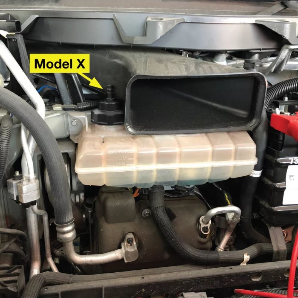 Vacuüm Koelvulsysteemset voor Tesla