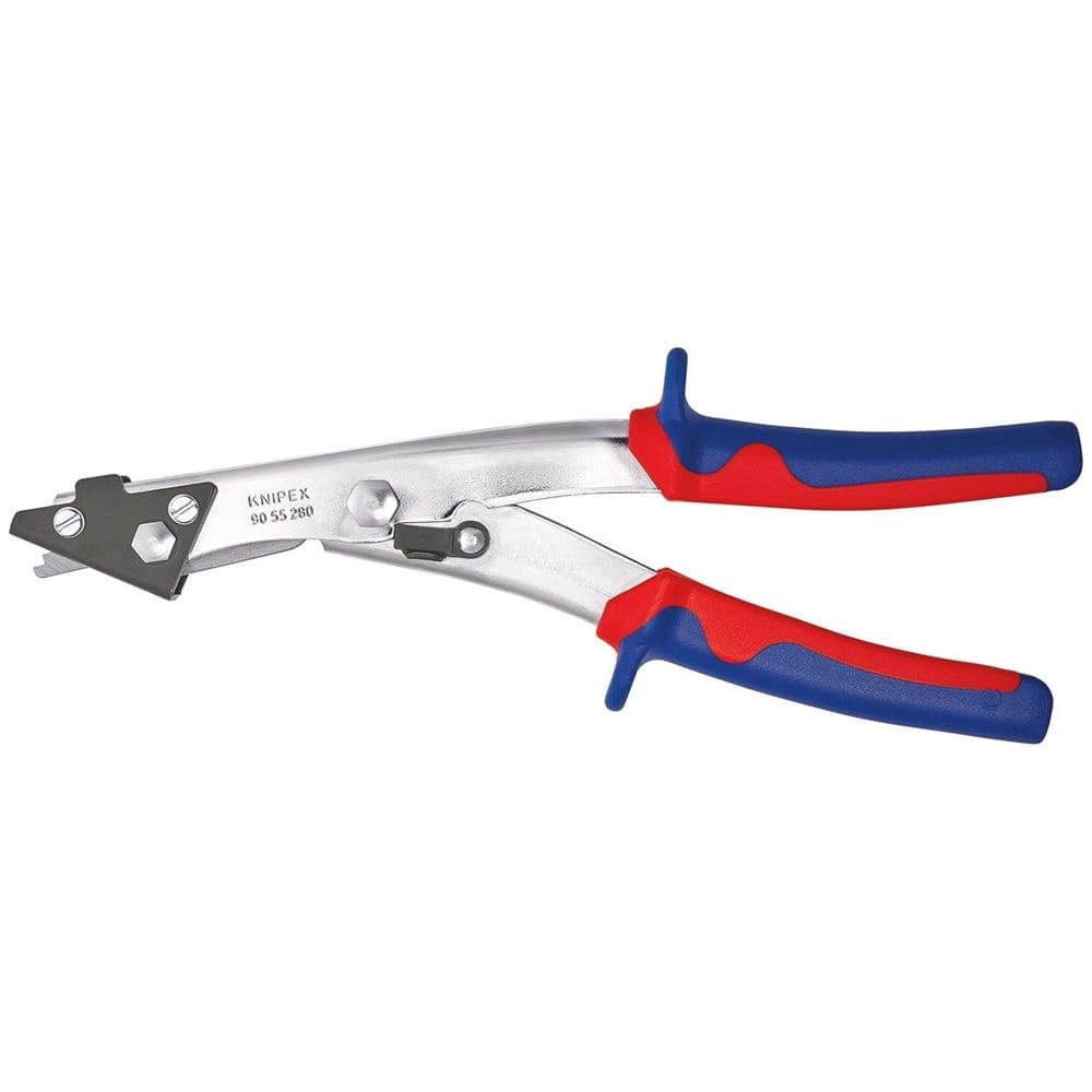 KNIPEX 90 55 280 Knabbelschaar voor plaat met meer-componentengrepen vernikkeld 280 mm-1