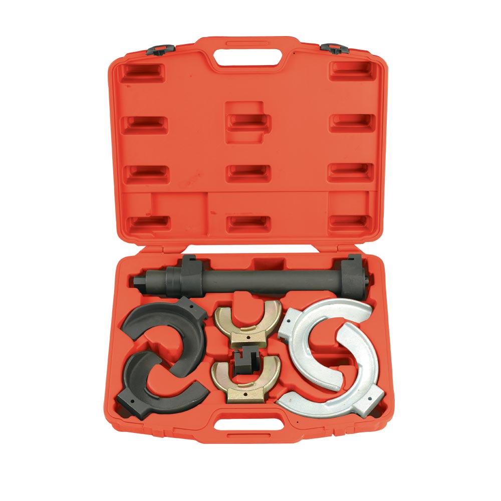 Interchangeable-yoke spring compressor (Macpherson)