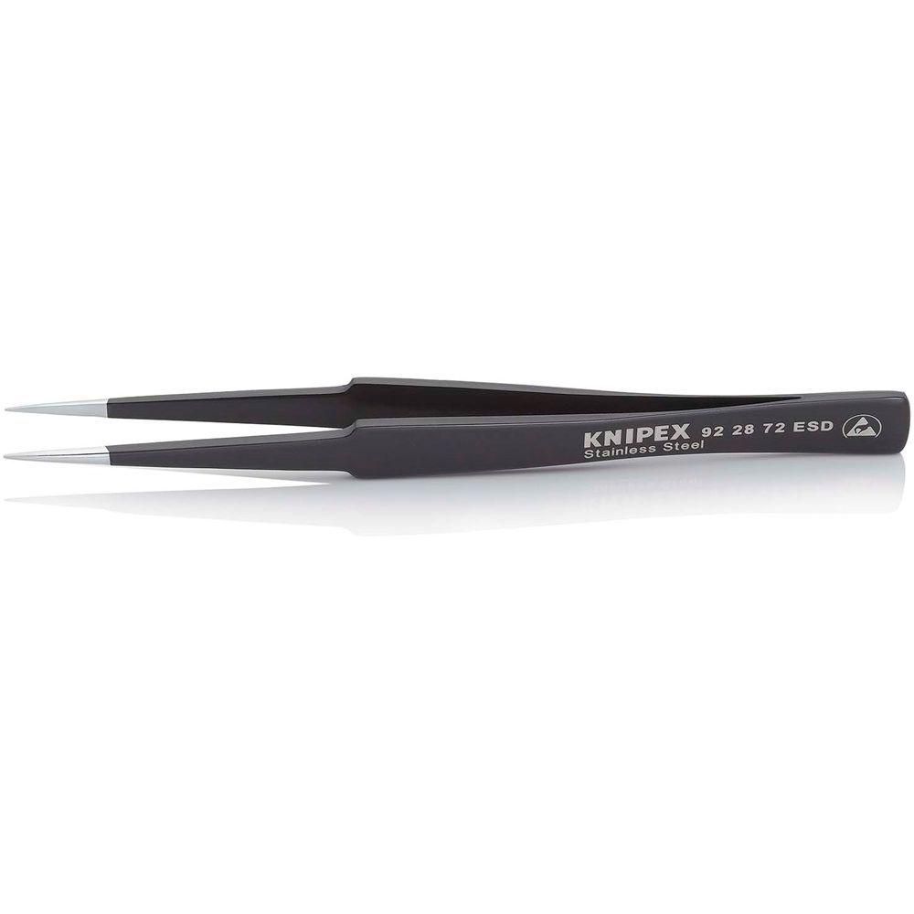 KNIPEX 92 28 72 ESD Universele pincetten ESD 130 mm-0