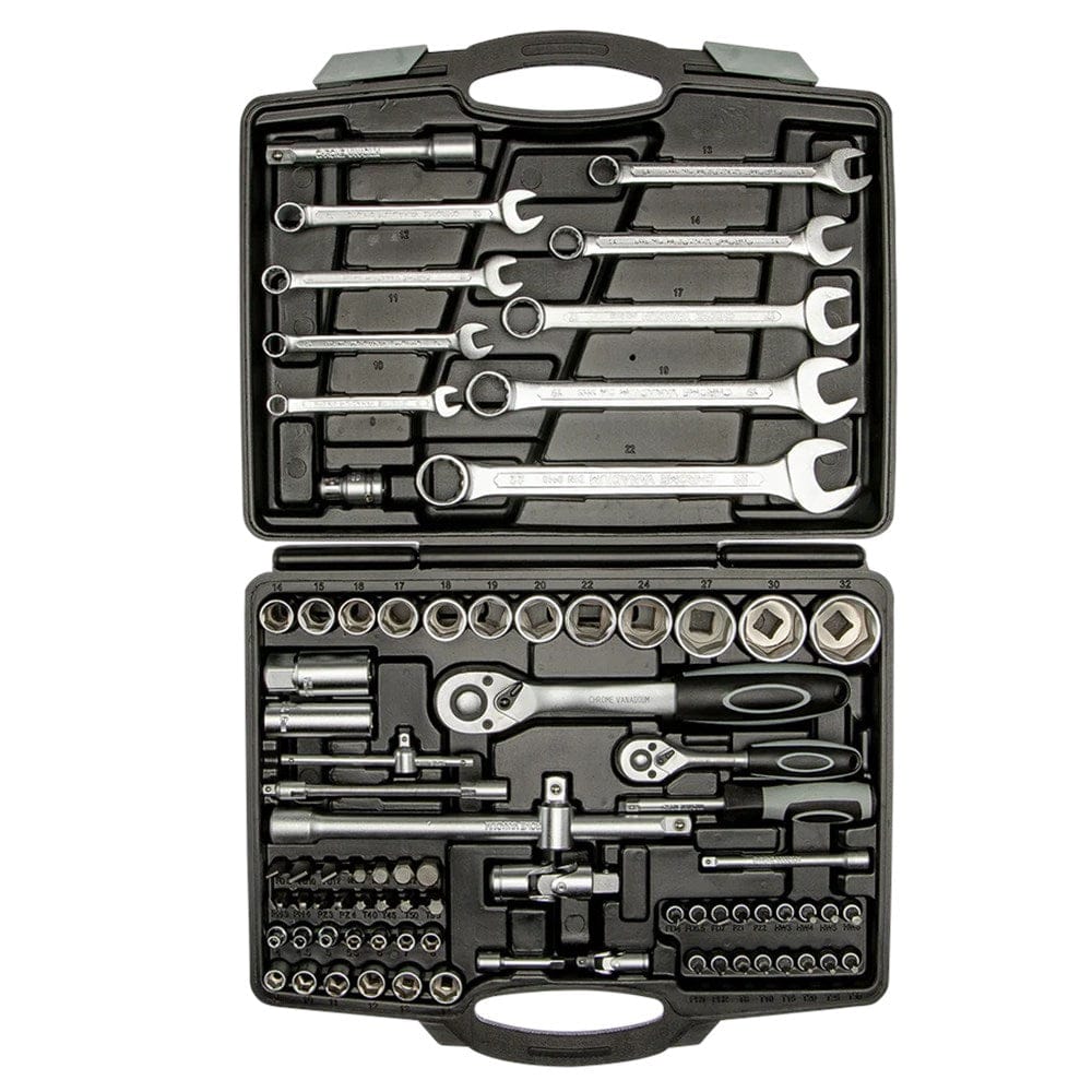 1/4" en 1/2" zeskant doppenset 4 - 32 mm-1