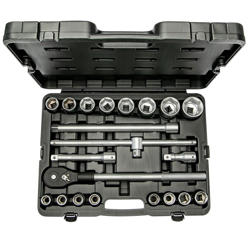 3/4"zeskant doppenset, 19 - 50 mm-0