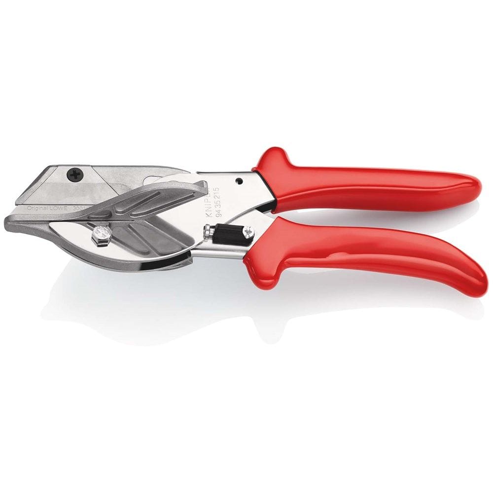 KNIPEX 94 35 215 Versteksnijder voor kunststof- en rubberprofielen met kunststof bekleed verchroomd-0