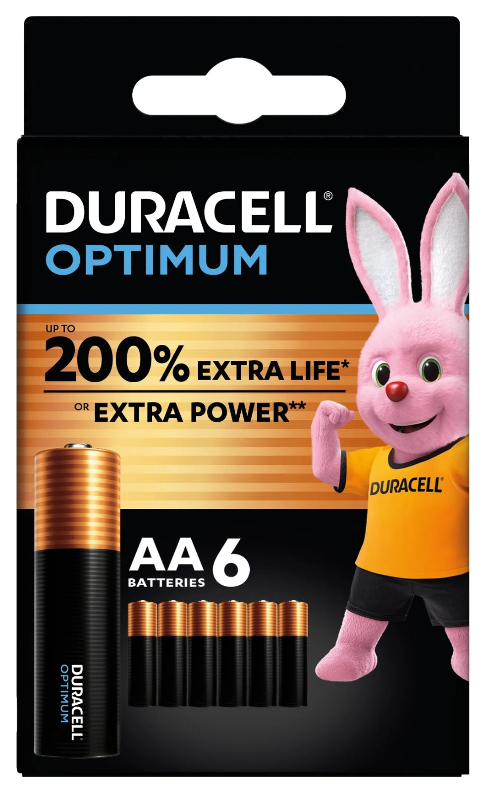 Duracell Alkaline Optimum Promo AA 6st.