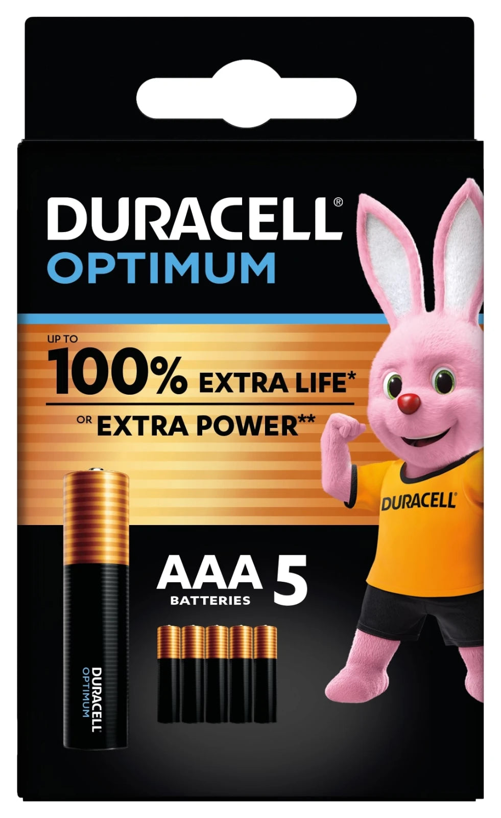 Duracell Alkaline Optimum AAA 5st.