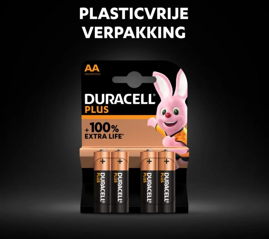 Duracell Alkaline Plus 100 AA 8st.