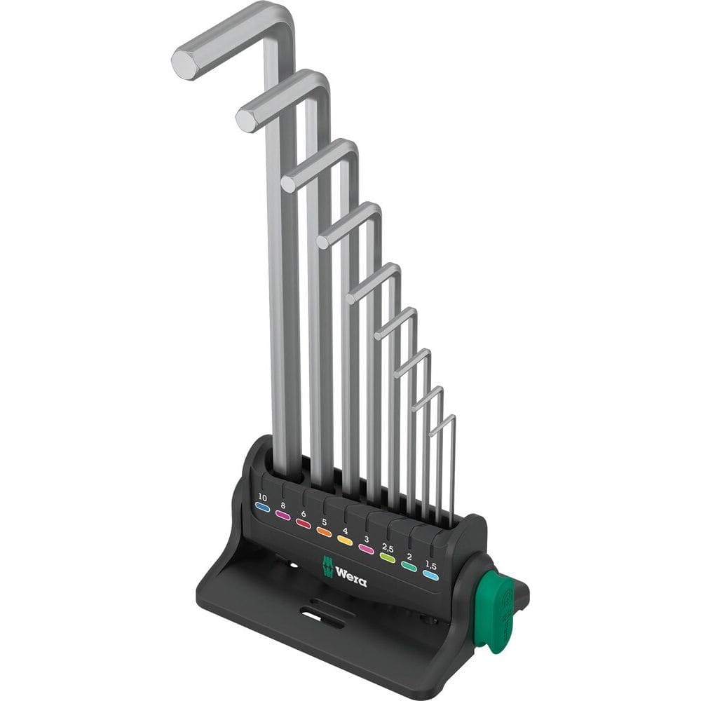 950/9 Hex-Plus 8 Stiftsleutelset, metrisch, verchroomd-0