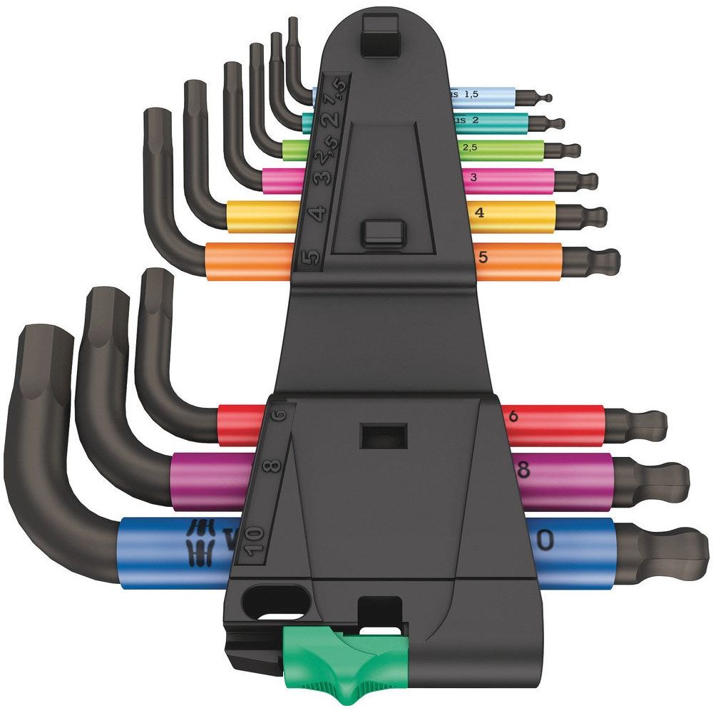 950/9 HEX-PLUS MULTICOLOUR 2 STIFTSLEUTELSET, METRISCH, BLACKLASER, 9-DELIG-5