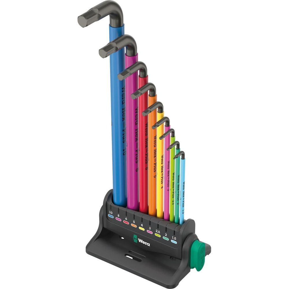 950/9 Hex-Plus Multicolour 3 Stiftsleutelset, metrisch, BlackLaser-1