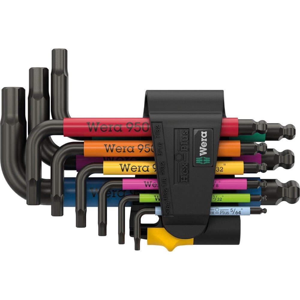 950/9 Hex-Plus Multicolour Imperial 3 Stiftsleutelset, BlackLaser-0