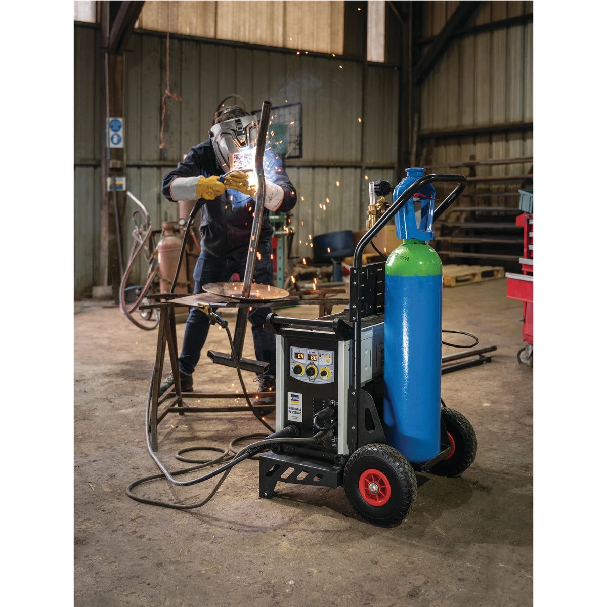 GYS Multiproces lasapparaat Multiweld FV 220M-C - afbeelding 3
