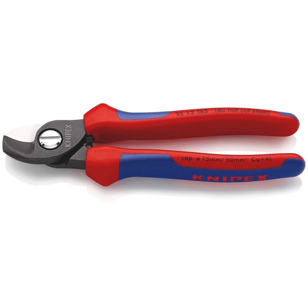 KNIPEX 95 12 165 Kabelschaar met meer-componentengrepen gebruineerd 180 mm-1