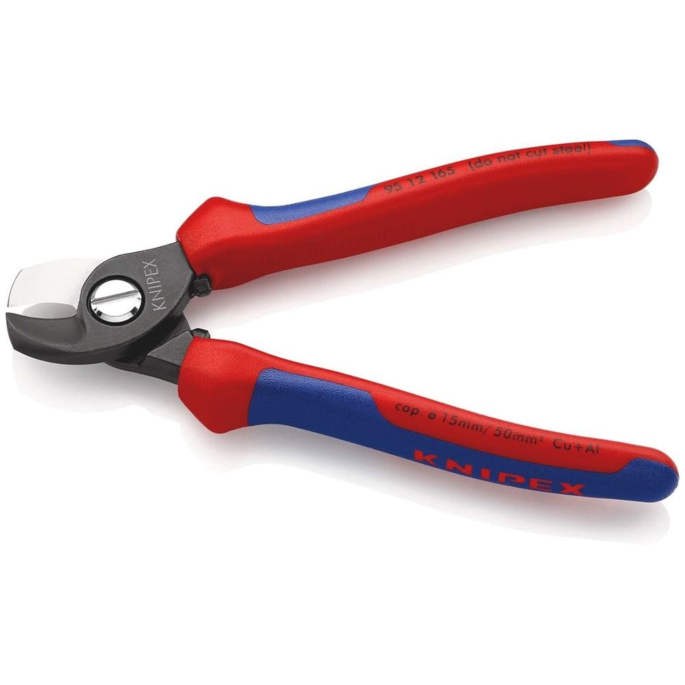 KNIPEX 95 12 165 Kabelschaar met meer-componentengrepen gebruineerd 180 mm-2