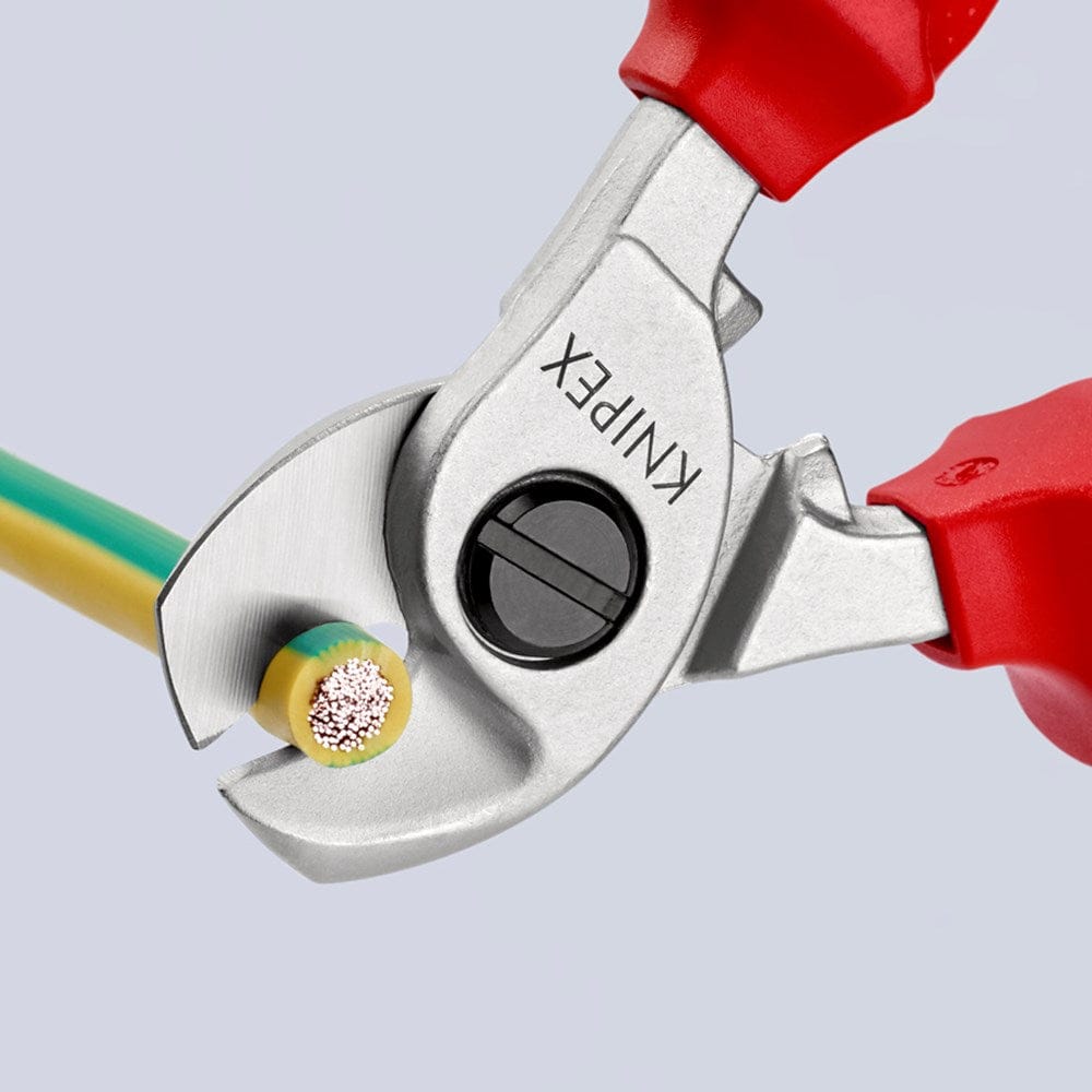 KNIPEX 95 26 165 Kabelschaar met openingsveer geïsoleerd met meer-componentengrepen, VDE-getest verc-5