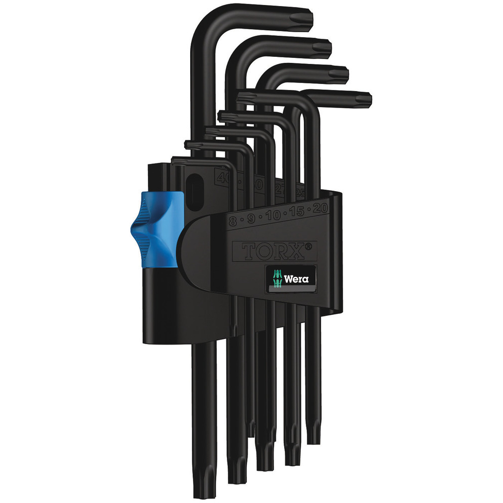 967/9 TX HF 1 STIFTSLEUTELSET MET VASTHOUDFUNCTIE, BLACKLASER, 9-DELIG-0