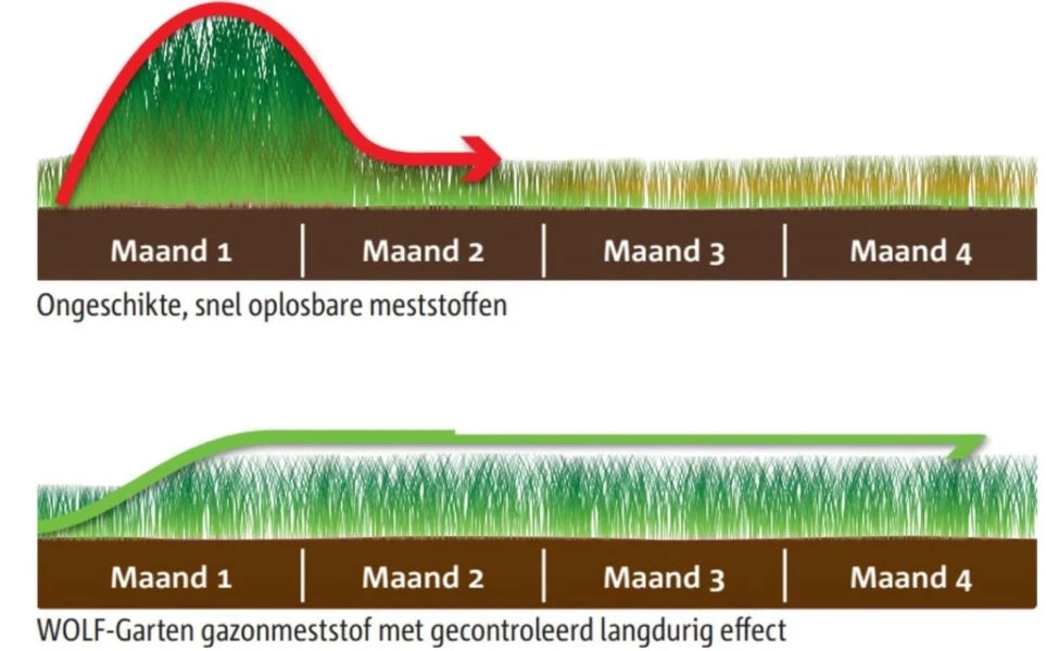 WOLF-Garten Natura Bio Gazonmest 50m² - 3400 gram