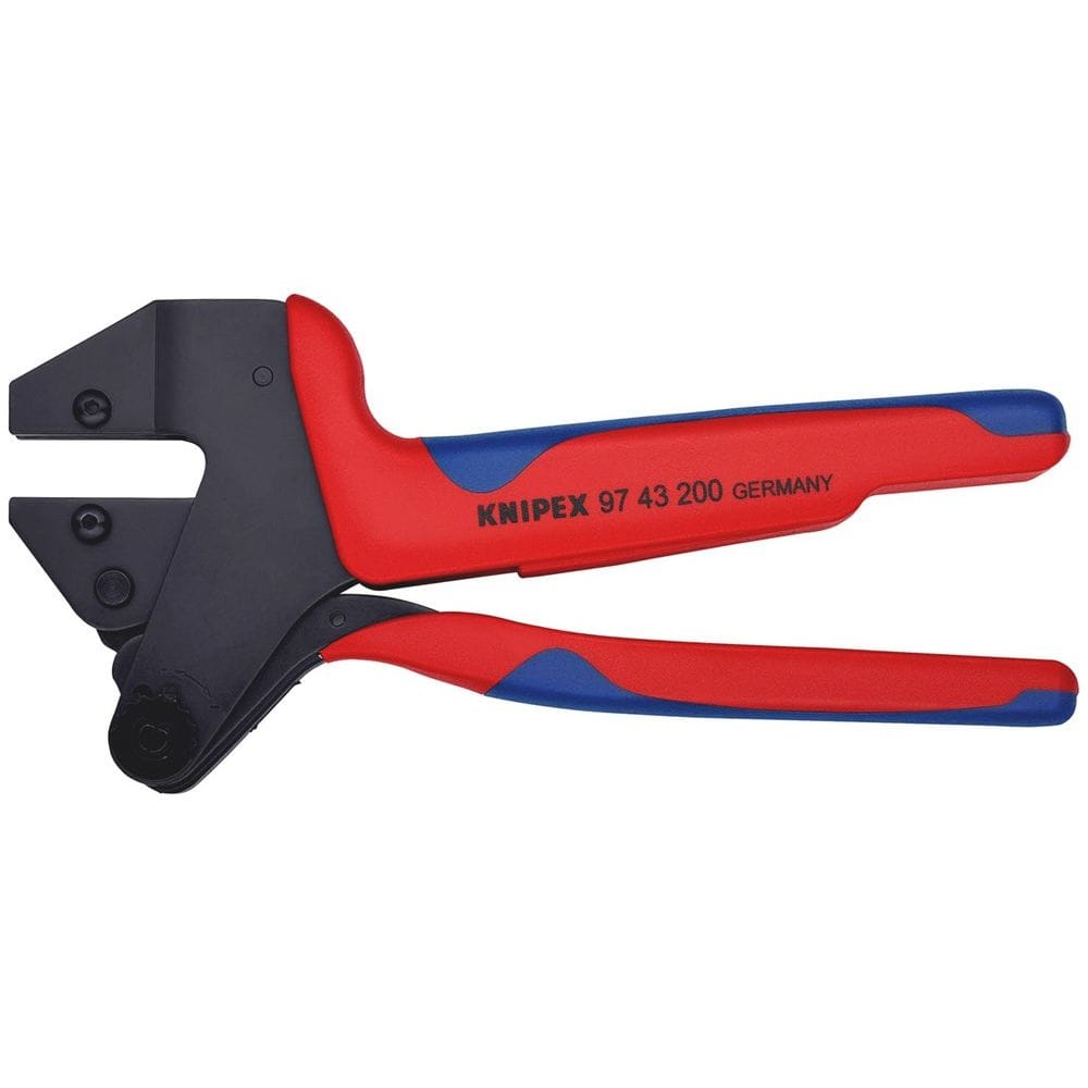 KNIPEX 97 43 200 A Krimp-systeemtang voor verwisselbare krimpprofielen met meer-componentengrepen ge-0