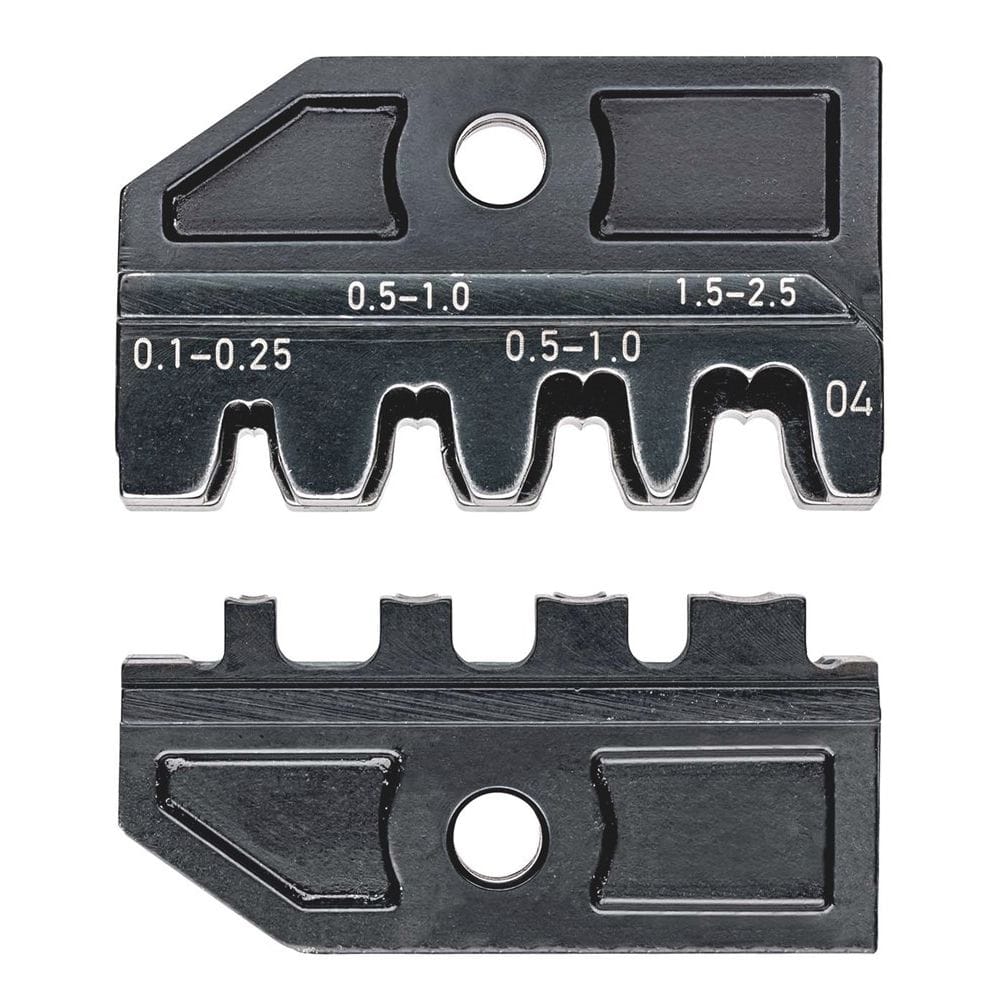 KNIPEX 97 49 04 Krimpprofiel voor niet-geïsoleerde open aansluitstekkers 2,8 + 4,8 mm-0