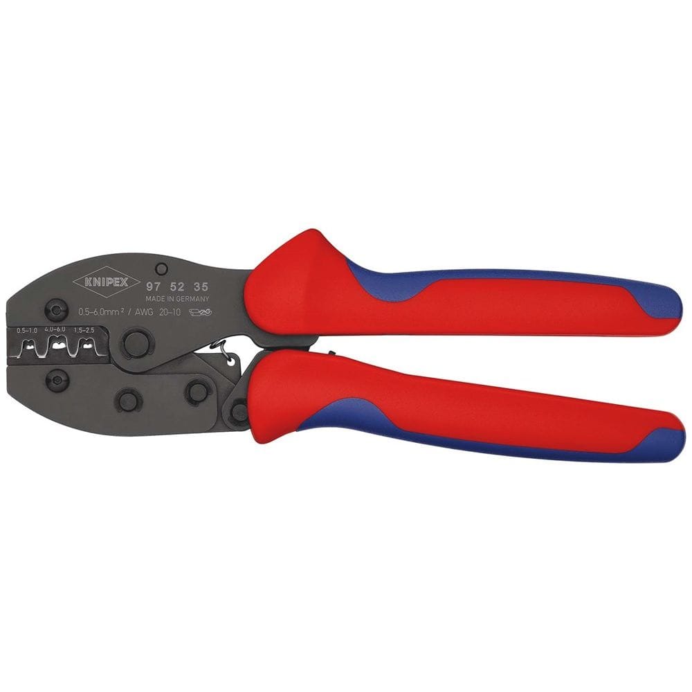 KNIPEX 97 52 35 PreciForce® Krimptang met meer-componentengrepen gebruineerd 220 mm-0
