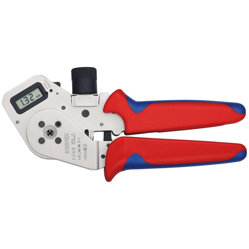 KNIPEX 97 52 63 DG Vierdoornkrimptang voor gedraaide contacten met meer-componentengrepen verchroomd-0