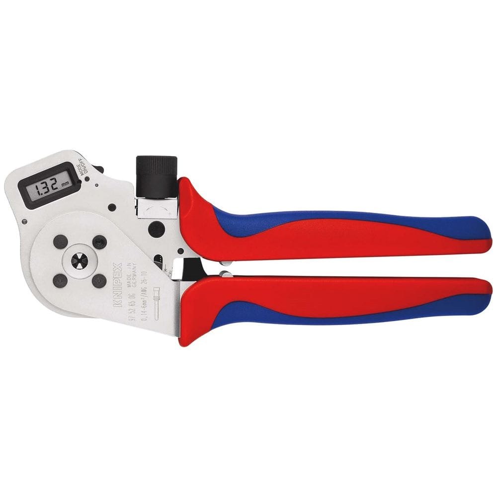 KNIPEX 97 52 65 DG Vierdoornkrimptang voor gedraaide contacten met meer-componentengrepen verchroomd-0